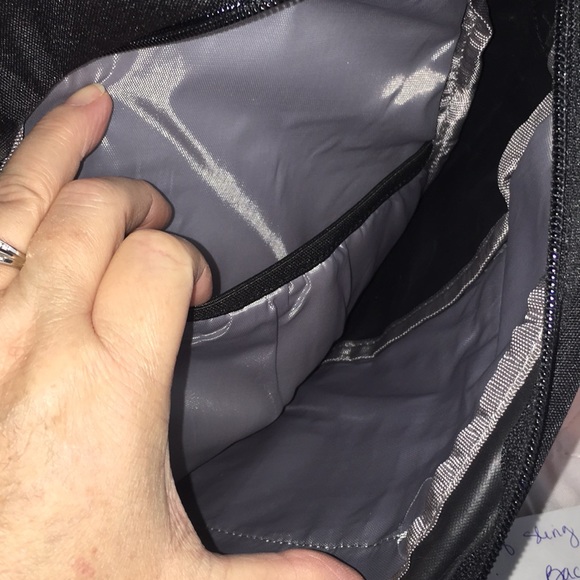 NWOT Black Sling Backpack For Women or Men - Picture 2 of 8